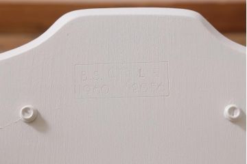 ヴィンテージ家具　イギリスビンテージ　ERCOL(アーコール)　アンティークペイント　希少!洗練された佇まいのラダーバックチェア(ダイニングチェア、椅子)(R-038871)