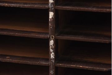 アンティーク家具　昭和初期　レトロな書類ケース(書類棚、収納棚)(R-038873)