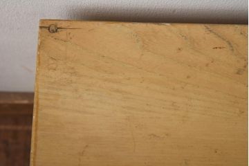 アンティーク家具　柔らかな色合いが魅力の引き出し付き文机(座机)(R-038875)