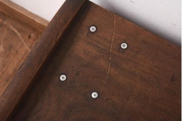 アンティーク家具　和の雰囲気を感じる引き出し付き文机(座机)(R-038876)