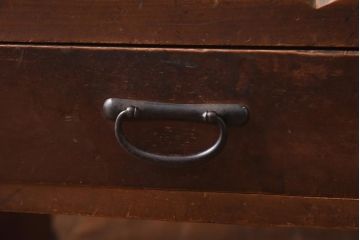 アンティーク家具　和の雰囲気を感じる引き出し付き文机(座机)(R-038876)