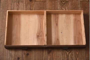 アンティーク家具　和製アンティーク　松竹梅　透かし彫りが風情あふれる下駄箱(収納棚、戸棚、キャビネット)(R-038877)