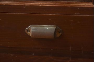 アンティーク家具　和製アンティーク　松竹梅　透かし彫りが風情あふれる下駄箱(収納棚、戸棚、キャビネット)(R-038877)