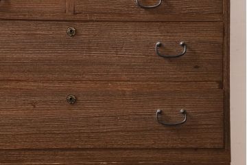 アンティーク家具　レトロな和の雰囲気漂う重ねタンス(和タンス、衣装箪笥)(R-038882)