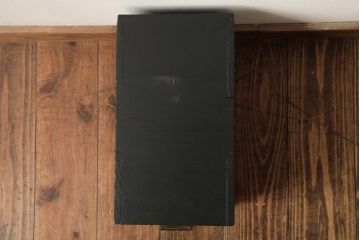 アンティーク家具　昭和レトロ　落ち着きのあるグリーンのペイントが素敵な小引き出し(小物収納)(R-038892)