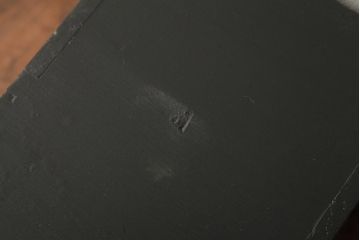 アンティーク家具　昭和レトロ　落ち着きのあるグリーンのペイントが素敵な小引き出し(小物収納)(R-038892)