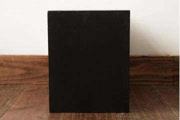 アンティーク家具　昭和レトロ　落ち着きのあるグリーンのペイントが素敵な小引き出し(小物収納)(R-038892)