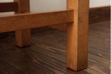 ビンテージ家具　松本民芸家具　初期モデル　ラッシスツール2脚セット(チェア、椅子)(R-038894)