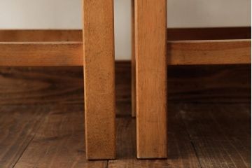 ビンテージ家具　松本民芸家具　初期モデル　ラッシスツール2脚セット(チェア、椅子)(R-038896)