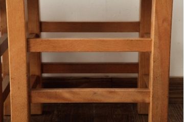 ビンテージ家具　松本民芸家具　初期モデル　ラッシスツール2脚セット(チェア、椅子)(R-038897)