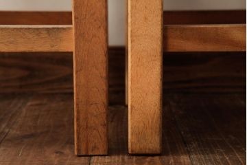 ビンテージ家具　松本民芸家具　初期モデル　ラッシスツール2脚セット(チェア、椅子)(R-038897)