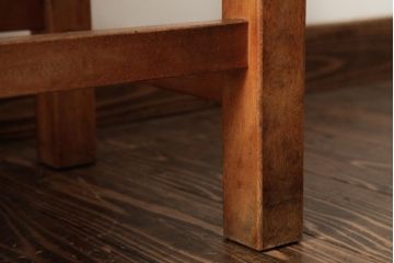 ビンテージ家具　松本民芸家具　初期モデル　ラッシスツール2脚セット(チェア、椅子)(R-038898)
