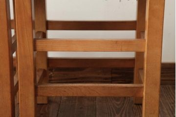 ビンテージ家具　松本民芸家具　初期モデル　ラッシスツール2脚セット(チェア、椅子)(R-038902)