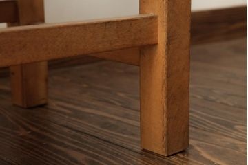 ビンテージ家具　松本民芸家具　初期モデル　ラッシスツール2脚セット(チェア、椅子)(R-038905)