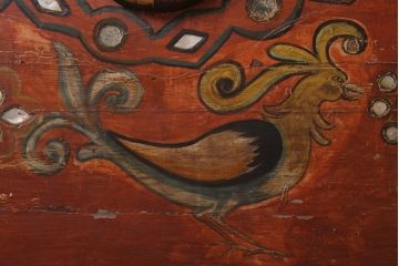 ヴィンテージ家具　エキゾチックなムード漂うベンチ(長椅子、ディスプレイ、ビンテージ)(R-038907)