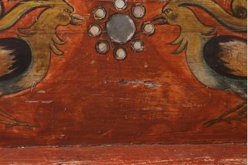 ヴィンテージ家具　エキゾチックなムード漂うベンチ(長椅子、ディスプレイ、ビンテージ)(R-038907)