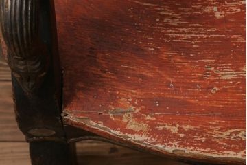 ヴィンテージ家具　エキゾチックなムード漂うベンチ(長椅子、ディスプレイ、ビンテージ)(R-038907)