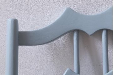 ヴィンテージ家具　イギリスビンテージ　ERCOL(アーコール)　アンティークペイント　希少!洗練された佇まいのラダーバックチェア(ダイニングチェア、椅子)(R-038908)
