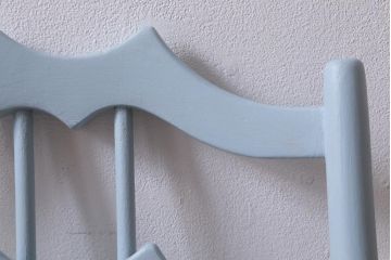 ヴィンテージ家具　イギリスビンテージ　ERCOL(アーコール)　アンティークペイント　希少!洗練された佇まいのラダーバックチェア(ダイニングチェア、椅子)(R-038908)
