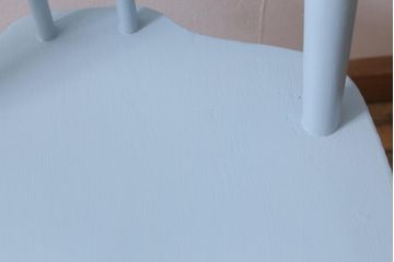 ヴィンテージ家具　イギリスビンテージ　ERCOL(アーコール)　アンティークペイント　希少!洗練された佇まいのラダーバックチェア(ダイニングチェア、椅子)(R-038908)