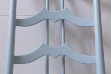 ヴィンテージ家具　イギリスビンテージ　ERCOL(アーコール)　アンティークペイント　希少!洗練された佇まいのラダーバックアームチェア(ダイニングチェア、椅子)(R-038909)