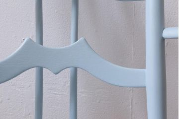 ヴィンテージ家具　イギリスビンテージ　ERCOL(アーコール)　アンティークペイント　希少!洗練された佇まいのラダーバックアームチェア(ダイニングチェア、椅子)(R-038909)