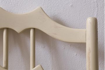 ヴィンテージ家具　イギリスビンテージ　ERCOL(アーコール)　アンティークペイント　希少!洗練された佇まいのラダーバックアームチェア(ダイニングチェア、椅子)(R-038911)