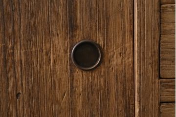 アンティーク家具　和製アンティーク　総桐材　古い木肌が味わい深い重ね箪笥(引き出し、収納棚、桐箪笥、桐たんす)(R-038914)