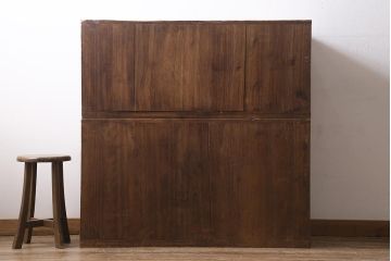 アンティーク家具　和製アンティーク　総桐材　古い木肌が味わい深い重ね箪笥(引き出し、収納棚、桐箪笥、桐たんす)(R-038914)