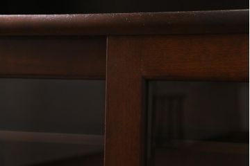 中古　松本民芸家具　モダンな雰囲気が魅力の90型茶タンス(サイドボード、戸棚)(定価約35万6千円)(R-038917)