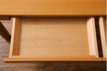 中古美品　CONDE HOUSE(カンディハウス)　引き出し付きのテーブルの5人用ダイニングセット(ダイニングテーブル、ダイニングチェア)(R-038918)
