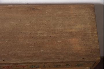 アンティーク家具　昭和中期　カネボウ　レトロな雰囲気漂う刺しゅう糸ケース(引き出し、収納棚)(R-038922)