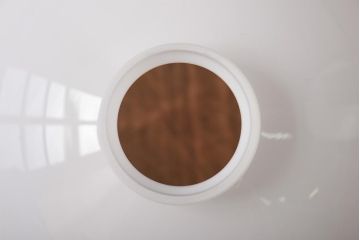 レトロ照明　昭和レトロ　丸い形とつるりとした質感が可愛らしいペンダントライト(天井照明、吊り下げ照明、電笠、シェード)(R-038977)