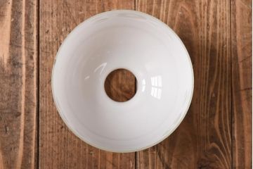 アンティーク照明　昭和レトロ　コロンと丸いフォルムが愛らしい切子のペンダントライト(天井照明、吊り下げ照明、シェード)(R-038988)