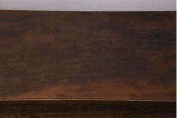 アンティーク家具　大正期　天板一枚板　ノスタルジックな雰囲気が魅力的な大きめサイズの座机(ローテーブル、飾り台)(R-038990)