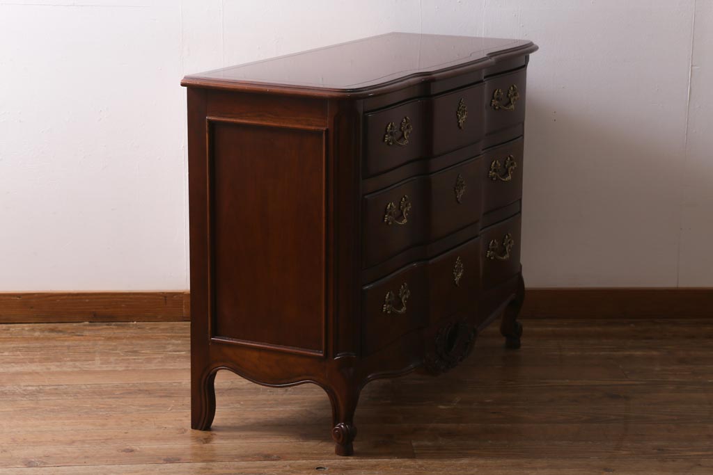 中古　アメリカ製　センチュリー社(CENTURY)　トラディショナルなデザインのチェスト(引き出し)(定価約90万円)(R-039002)
