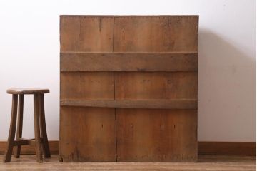 アンティーク家具　江戸明治期　古い木の質感が味わい深い薬箪笥(引き出し)(R-039003)