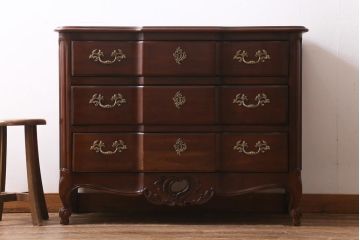 中古　アメリカ製　センチュリー社(CENTURY)　トラディショナルなデザインのチェスト(引き出し)(定価約90万円)(R-039007)