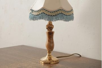 ヴィンテージ照明　フランスビンテージ　エレガントな佇まいが素敵なテーブルランプ(卓上ランプ、スタンドライト)(R-039009)