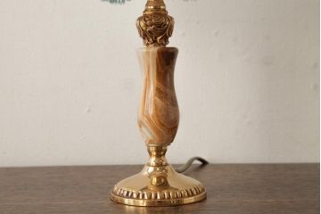 ヴィンテージ照明　フランスビンテージ　エレガントな佇まいが素敵なテーブルランプ(卓上ランプ、スタンドライト)(R-039009)