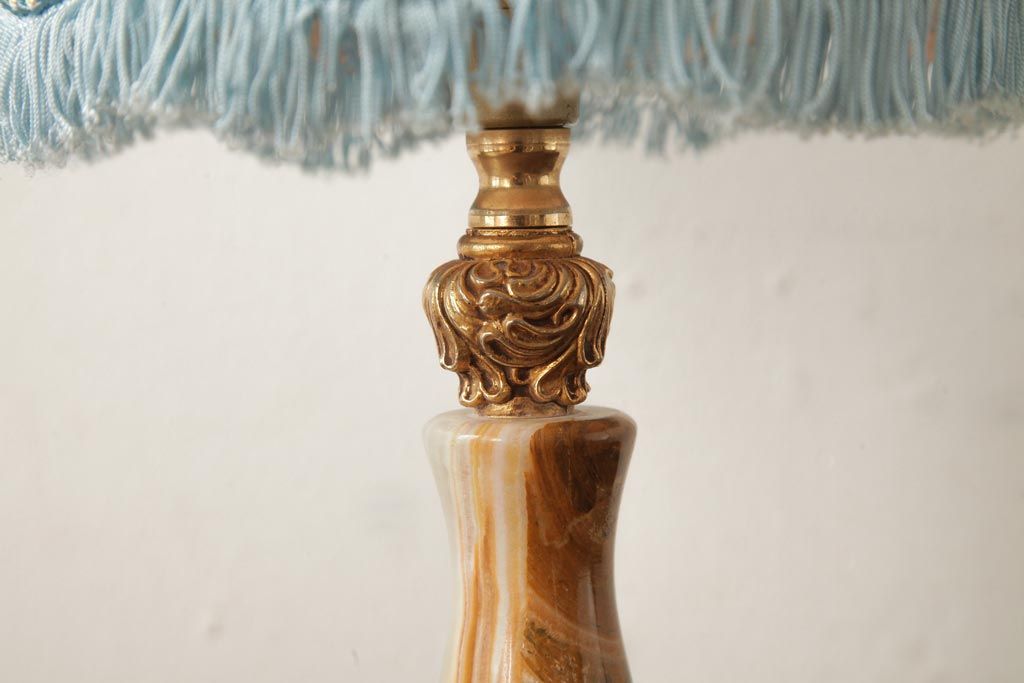 ヴィンテージ照明　フランスビンテージ　エレガントな佇まいが素敵なテーブルランプ(卓上ランプ、スタンドライト)(R-039009)