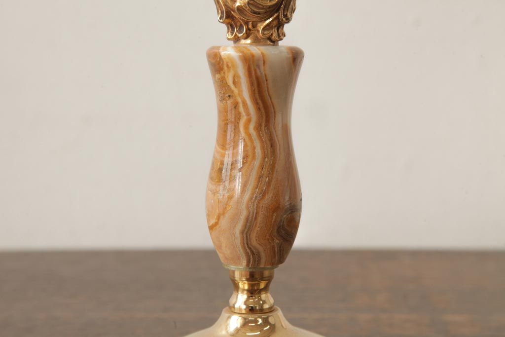 ヴィンテージ照明　フランスビンテージ　エレガントな佇まいが素敵なテーブルランプ(卓上ランプ、スタンドライト)(R-039009)