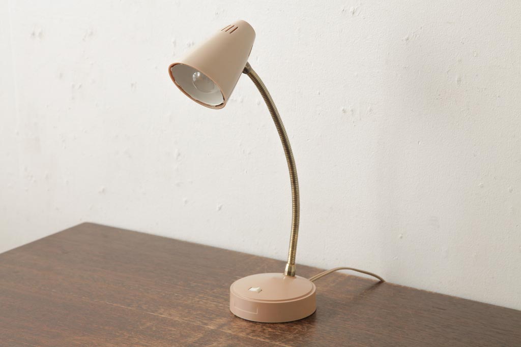 レトロ照明　淡い色合いがレトロな雰囲気を醸し出すスタンドライト(卓上照明、デスクライト)(R-039010)