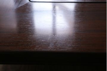 ヴィンテージ家具　唐木指物　紫檀(シタン)材　漆塗り　落ち着いた和の空間を演出する座卓(ローテーブル、ビンテージ)(R-039011)