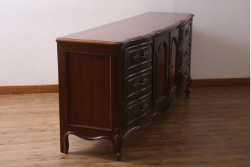 中古　アメリカ製　センチュリー(CENTURY)　クラシカルなデザインが高級感漂うチェスト(ドレッサー、引き出し)(定価約140万円)(R-039012)