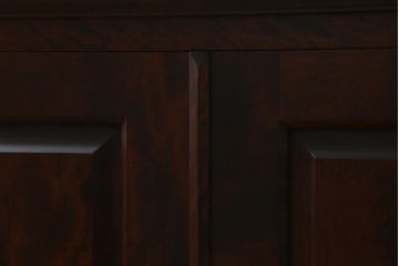 中古　北海道民芸家具　脚付きリメイク　シックな佇まいが魅力的なローボード(テレビ台、収納棚)(R-039014)