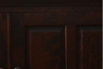 中古　北海道民芸家具　脚付きリメイク　シックな佇まいが魅力的なローボード(テレビ台、収納棚)(R-039014)