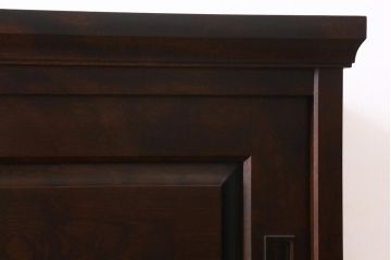 中古　リメイク　北海道民芸家具　洗練された佇まいのサイドボード(収納棚、戸棚)(R-039015)