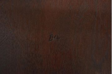中古　松本民芸家具　シンプルなデザインが魅力的なラダーバックチェア(ダイニングチェア、椅子)(R-039019)