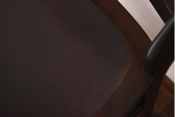 中古　松本民芸家具　シンプルなデザインが魅力的なラダーバックチェア(ダイニングチェア、椅子)(R-039022)